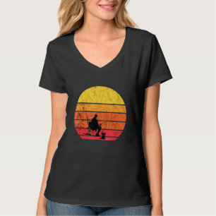 Fisherman Retro Vintag Sunset Fish Freshwater Fis T-Shirt
