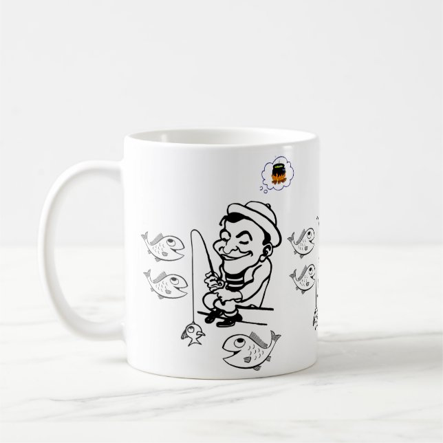 Fisherman-Tasse Kaffeetasse (Links)