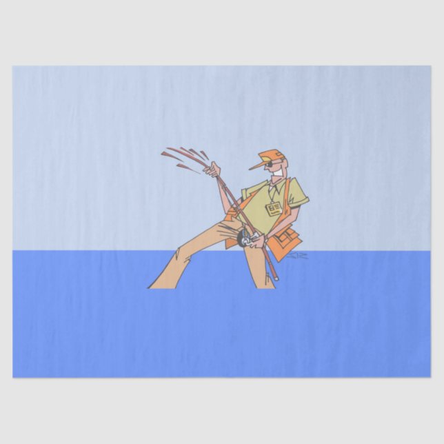 Fisherman Tissue Paper Seidenpapier (Vorderseite)