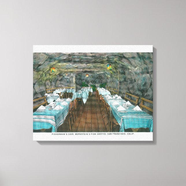Fisherman's Cave, Brensteins Grotto Leinwanddruck (Vorderseite)