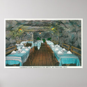 Fisherman's Cave, Brensteins Grotto Poster