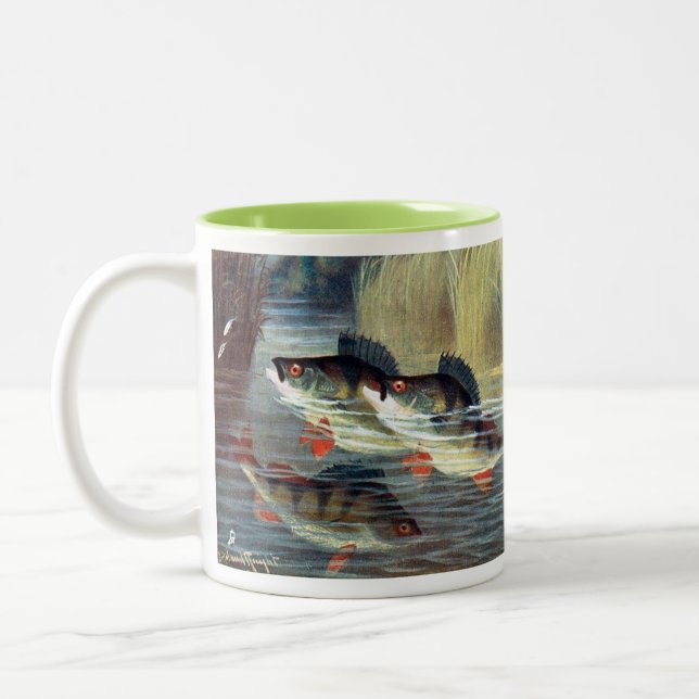 Fisherman's Coffee Tasse - Perch (Links)
