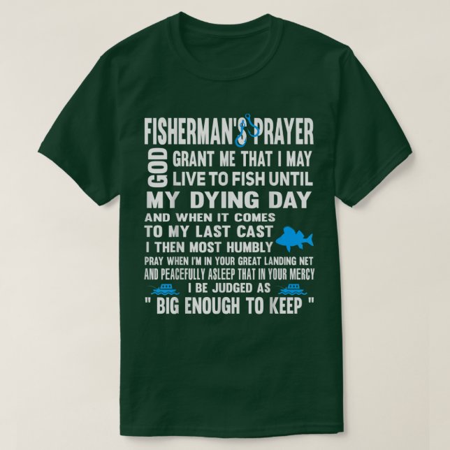 Fishermans Gebet T , T-Shirt (Design vorne)