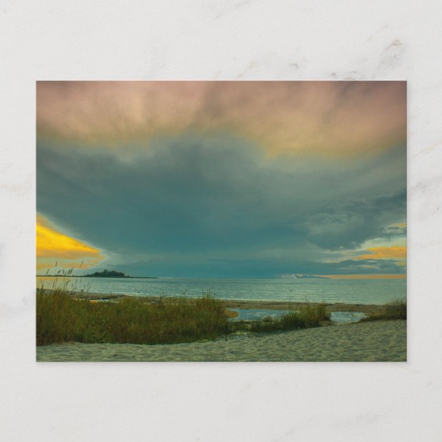 Fisherman's Island Staat Park, Charlevoix, MI Postkarte (Vorderseite)