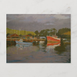 Fisherman's Quay Salcombe 2 Postkarte