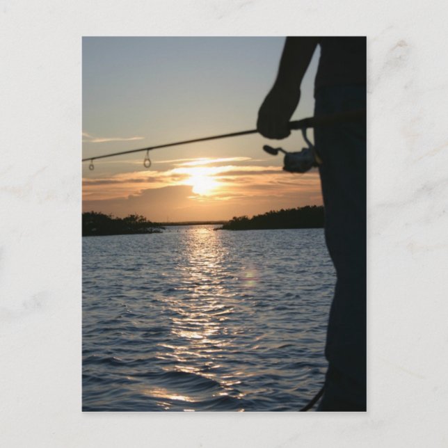 Fisherman's Sunset Postkarte (Vorderseite)