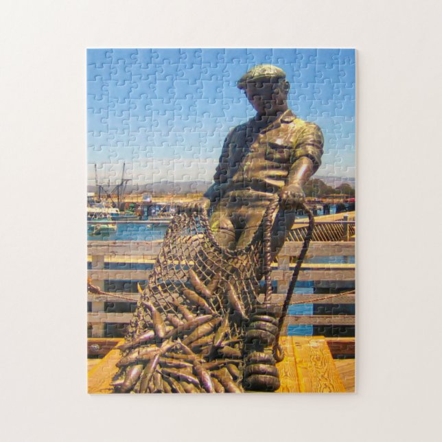 Fisherman's Wharf Kalifornien. Puzzle (Vertikal)