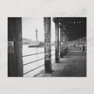 Fishermen under Whitby Pier, Whitby, North Yorks. Postkarte