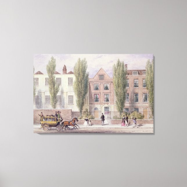 Fisher's House, Lower Street, Islington, 1838 Leinwanddruck (Vorderseite)