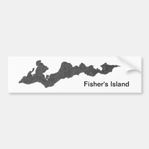 Fishers Insel-Autoaufkleber Autoaufkleber