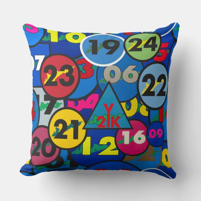 Fishers Island Pillow - Large Gatehouse Sticker Kissen (Vorderseite)