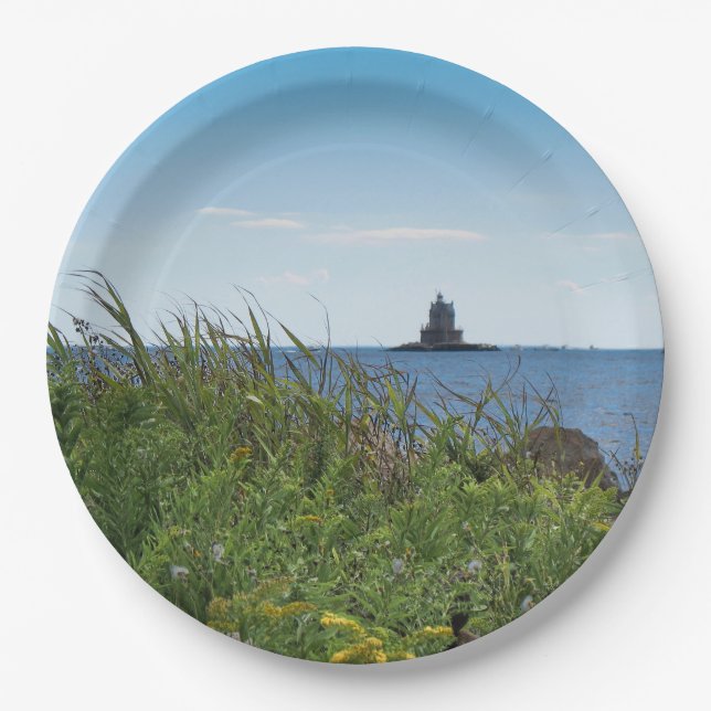 Fishers Island - Race Rock Light - Paper Tellers Pappteller (Vorderseite)