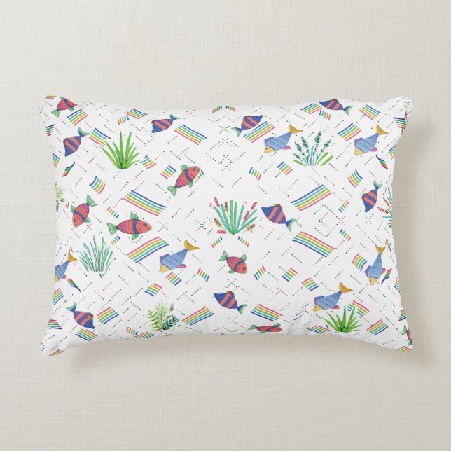 Fishes and Plants in Pond Dekokissen (Vorderseite)