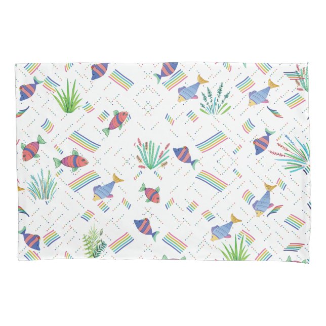 Fishes and Plants in Pond Kissenbezug (Vorderseite)