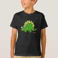 Fishfry entwirft Stegosaurus-Jugend-Unisext-shirt