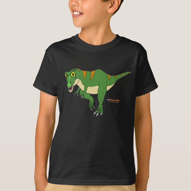 Fishfry entwirft T-rex Jugend-UnisexT - Shirt (Vorderseite)