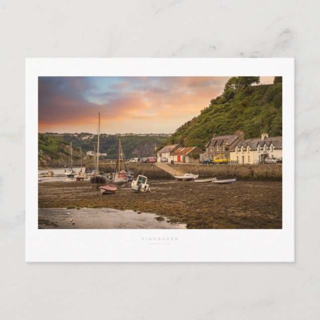Fishguard Postkarte (Vorderseite)