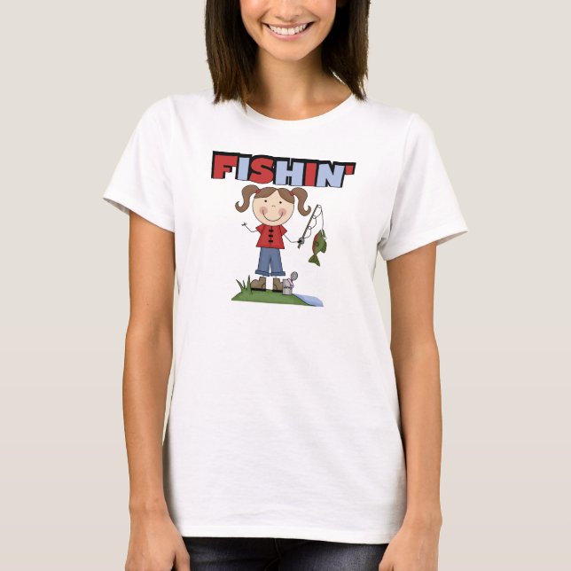 Fishin' Girl-T - Shirt (Vorderseite)