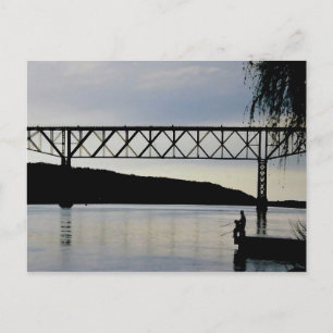 Fishin' Postkarte