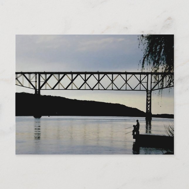 Fishin' Postkarte (Vorderseite)