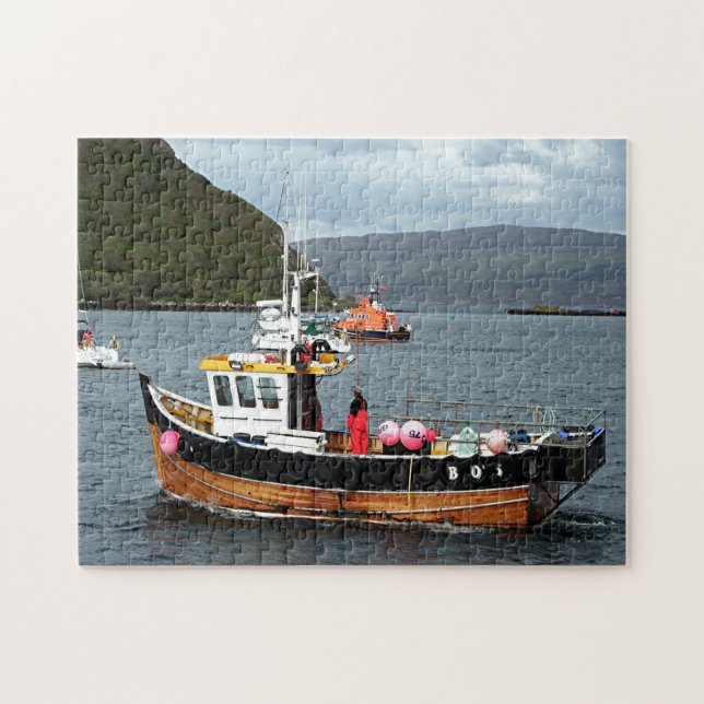 Fishing boat, Portree, Isle of Skye 2 Puzzle (Horizontal)