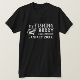 "Fishing Buddy" Baby Announction T - Shirt