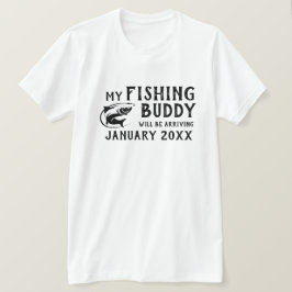 "Fishing Buddy" Baby Announction T - Shirt