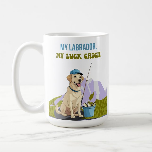Fishing Buddy – Labrador Retriever Edition Kaffeetasse (Links)