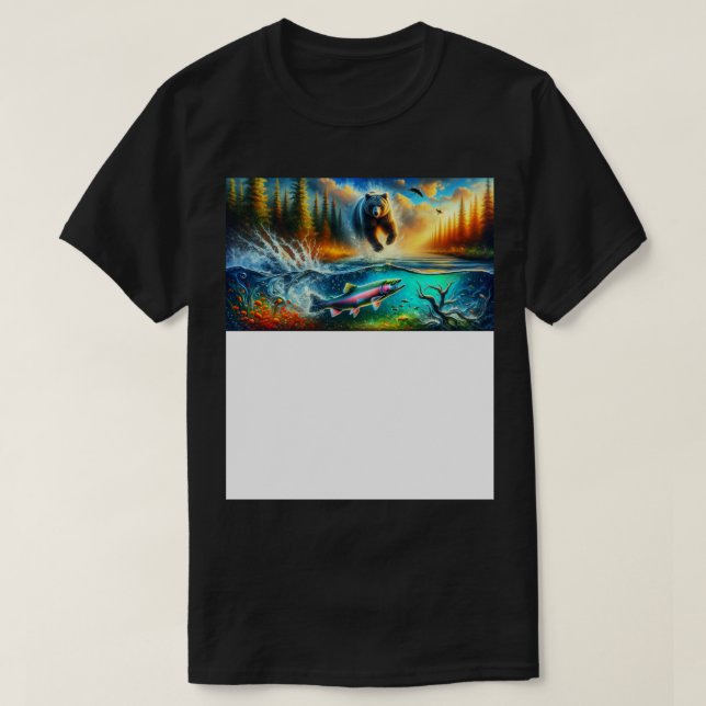 Fishing Canada Style TShirt (Design vorne)