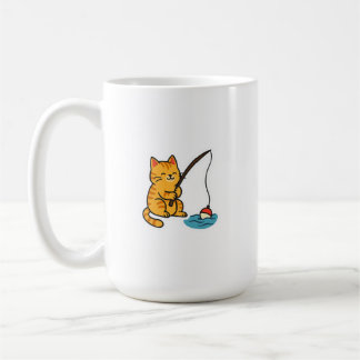 Fishing Cat Mug Kaffeetasse