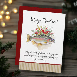 Fishing Christmas Invites Einladung