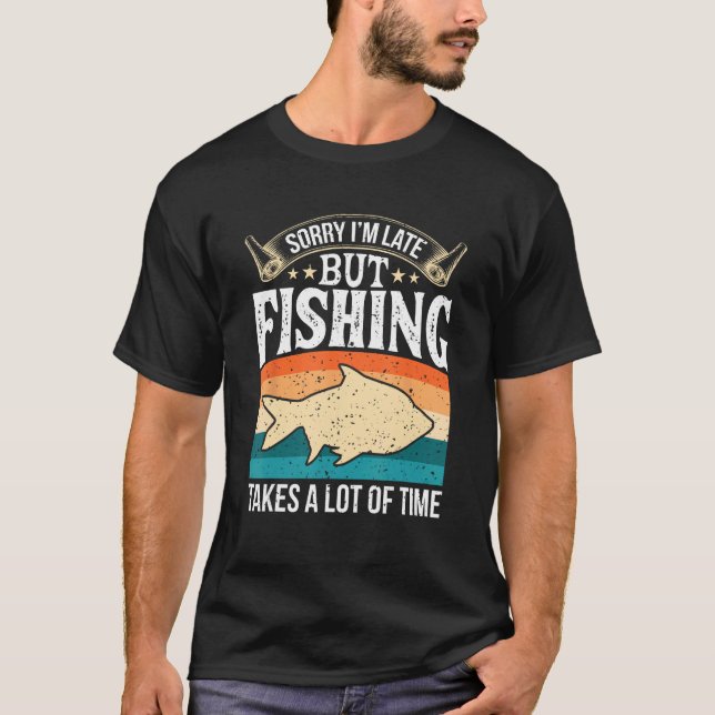 Fishing Dad  Fathers Day for Men T-Shirt (Vorderseite)