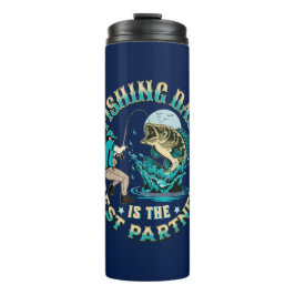 Fishing Dad Is The Best Partner Thermosbecher