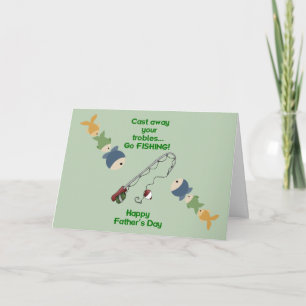 Fishing Father’s Day Card Karte