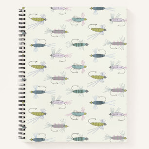Fishing-Fliegen-Notebook Notizbuch