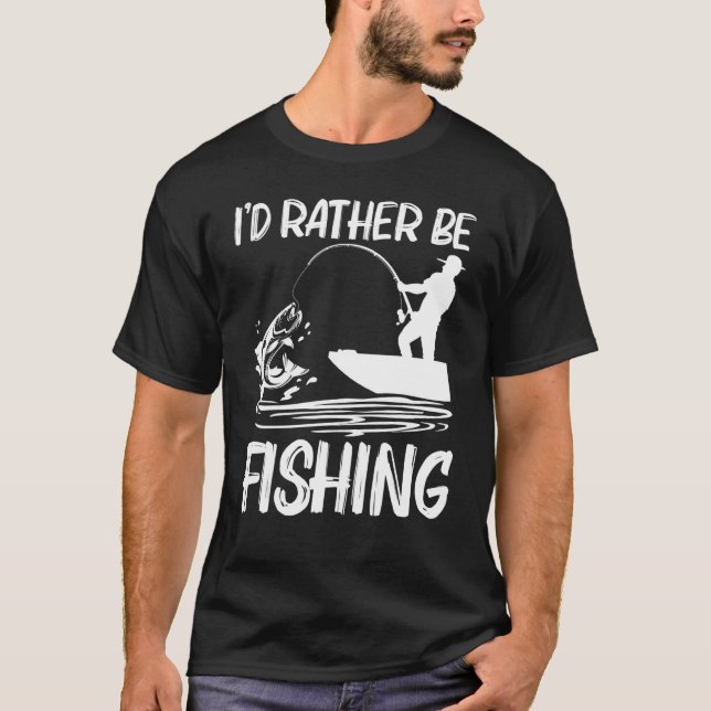 Fishing For Men Women Fisherman Bait Boat Trip T-Shirt (Vorderseite)