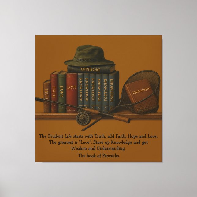 Fishing for Understanding  Leinwanddruck (Vorderseite)