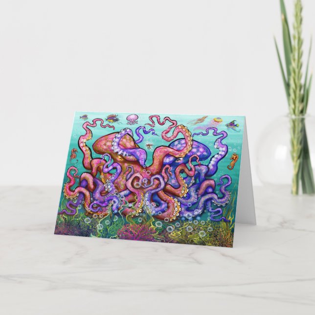 Fishing Fun Art Card Karte (Vorderseite)