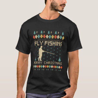 Fishing Funny Uggli Christmas Sweater Vintag R T-Shirt