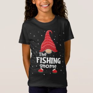 Fishing Gnome Familie Matching Weihnachten Funny P T-Shirt