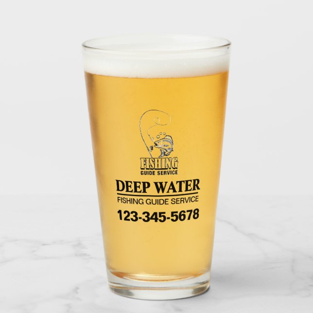 Fishing Guide Service Glas (Vorne (Gefüllt))