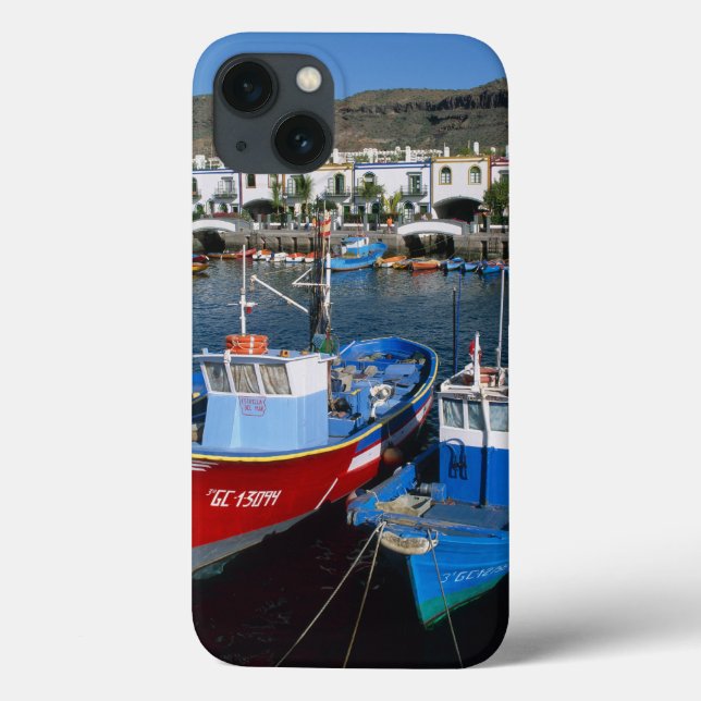 Fishing Harbor, Puerto de Mogan, Gran Canaria, Case-Mate iPhone Hülle (Rückseite)