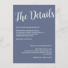 Fishing Hook Wedding Rings - Detailkarte Begleitkarte