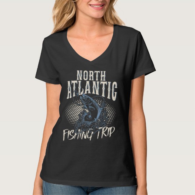 Fishing In North Atlantic Fishing Trip T-Shirt (Vorderseite)