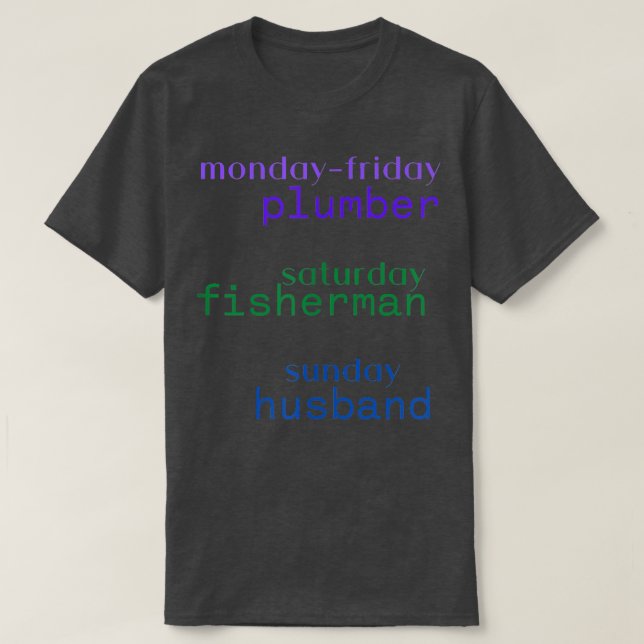 Fishing is my life  T-Shirt (Design vorne)