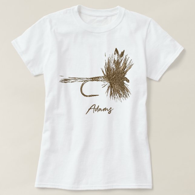 Fishing Lure Adams Vintager T - Shirt (Design vorne)
