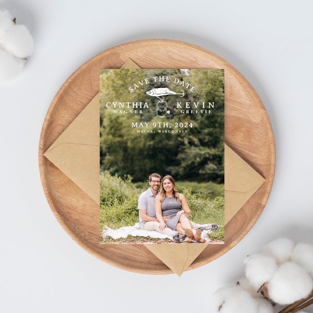 Fishing Lure Hooks Wedings Rings Save the Date (Von Creator hochgeladen)