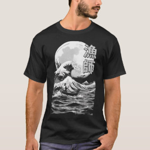 Fishing Master Fischer Die große Welle vor Kanagaw T-Shirt