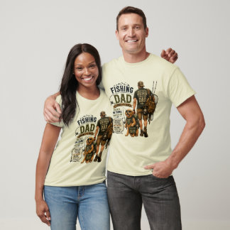 Fishing Papa – Lustiges Camping - Vatertag T-Shirt