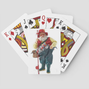 ***FISHING SANTA*** PLAYING CARDS SPIELKARTEN